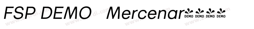 FSP DEMO   Mercenar字体转换